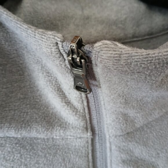 Under Armour Cold Gear Womens Vest Medium Light Gray Full Zip Pockets - Picture 3 of 7